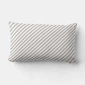Gray and White Birth Date Nursery Pillow Kussen (Achterkant)