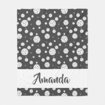 Gray and White Chevron Volleyball Pattern