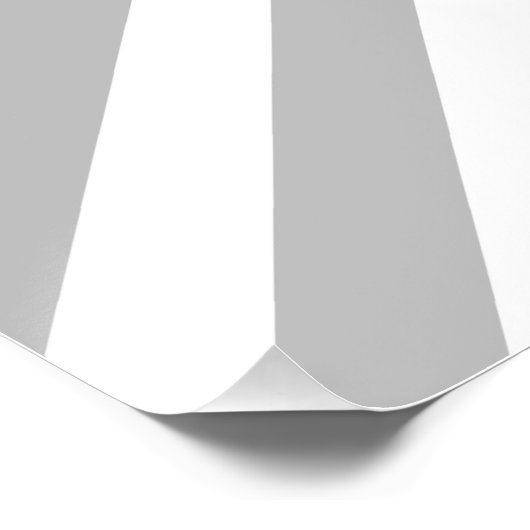 Gray and White Diagonal Stripes Pattern Poster (Hoek)