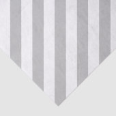 Gray and White Diagonal Stripes Pattern Tissuepapier (Detail)