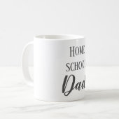 Gray and White Home School Pap Koffiemok (Voorkant links)