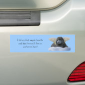 Gray Angel ~ Ik geloof Bumpersticker (Op auto)