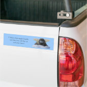 Gray Angel ~ Ik geloof Bumpersticker (Op Truck)