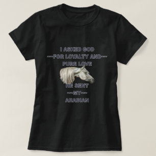Gray Arabian Horse T-shirt