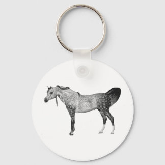Gray Arabian Sleutelhanger