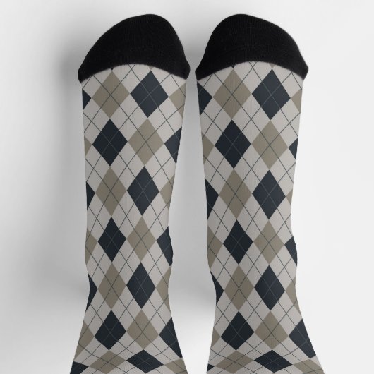Gray Argyle  Sokken (Top)
