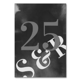 Gray Art Big Monogram Modern Bold Simple Wedding Kaart