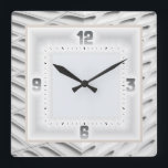 Gray Art Deco Vierkante Klok<br><div class="desc">Geweldig Art Deco-klokontwerp. Je zult het leuk vinden als anderen. U kunt dit ontwerp vrij gebruiken voor andere producten die u wilt of om jouw tekst aan te passen en toe te voegen. Volg me voor meer. Met vriendelijke groet. Een leuke dag.</div>