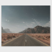 GRAY ASPHALT ROAD CADEAUPAPIER (Vlak)