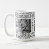 Gray Aztec Pattern | HOUD met foto's Koffiemok (Links)