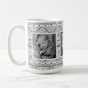 Gray Aztec Pattern   HOUD met foto's Koffiemok