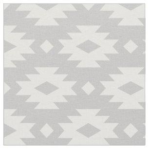 Gray Aztec Stof