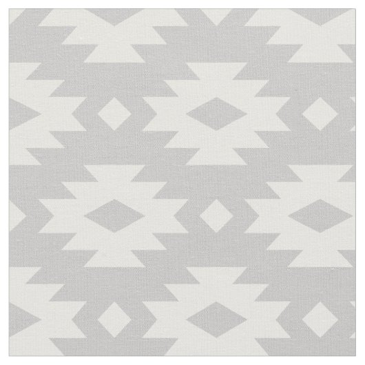 Gray Aztec Stof (Close Up)