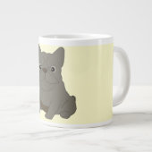 Gray Baby French Bulldog, Cream, Grote Koffiekop (Voorkant rechts)