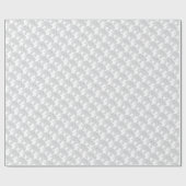 Gray Baby Love Elephant Gift Wrap Cadeaupapier (Vlak)