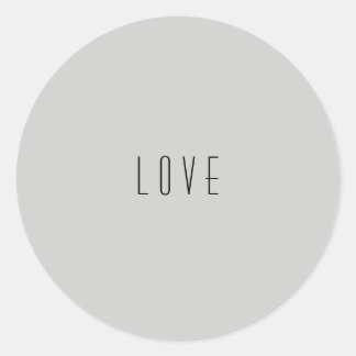 Gray Background Love Sticker