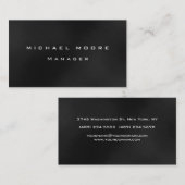 Gray Background Pattern Manager Visitekaartje (Voorkant / Achterkant)