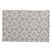 Gray Baroque Royal Damask Kussensloop (Achterkant)