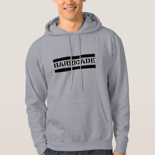 Gray Barricade Hoodie (Voorkant)