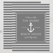 Gray Beach House Vacting Rental Front Page (Voorkant / Achterkant)