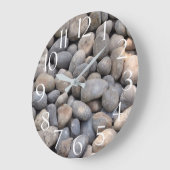 Gray Beach Pebbles Foto getextureerde kuststrook Grote Klok (Hoek)