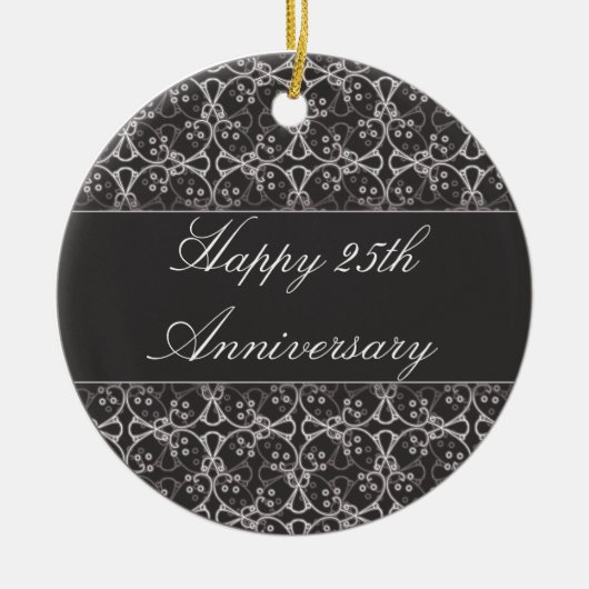 Gray Berry Cluster 25th Jubileum Ornament (Voorkant)