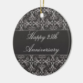 Gray Berry Cluster 25th Jubileum Ornament (Links)
