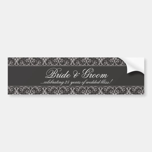 Gray Berry Cluster Jubileum Bumpersticker (Voorkant)