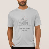 Gray "Best Dad Ever" T-Shirt for Men (Voorkant)