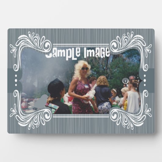 Gray Bird Art Plaque Fotoplaat (voorkant)