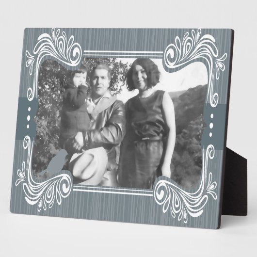 Gray Bird Art Plaque Fotoplaat (Zijkant)