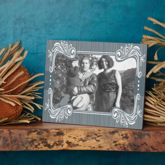 Gray Bird Art Plaque Fotoplaat (Zijkant)