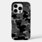 Gray Black Camo Case-Mate iPhone Case (Achterkant)