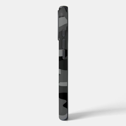 Gray Black Camo Case-Mate iPhone Case (Achterkant / Links)
