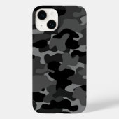 Gray Black Camo Case-Mate iPhone Case (Achterkant)