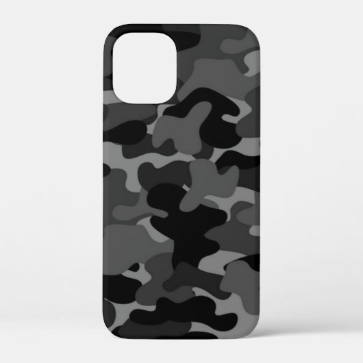 Gray Black Camo Case-Mate iPhone Case (Achterkant)