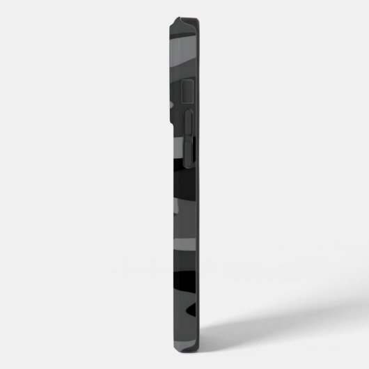 Gray Black Camo Case-Mate iPhone Case (Achterkant / Links)