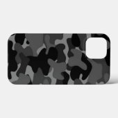 Gray Black Camo Case-Mate iPhone Case (Achterkant (horizontaal))