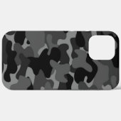 Gray Black Camo Case-Mate iPhone Case (Achterkant (horizontaal))