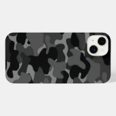 Gray Black Camo iPhone Hoesje (Achterkant horizontaal)