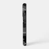 Gray Black Camo iPhone Hoesje (Linkerkant)