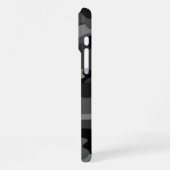 Gray Black Camo iPhone Hoesje (Linkerkant)