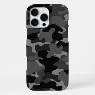 Gray Black Camo iPhone 16 Pro Max Hoesje