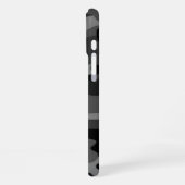 Gray Black Camo iPhone Hoesje (Linkerkant)