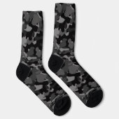 Gray Black Camo Sokken (Rechts)
