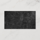 Gray Black Elegant Pattern klassieke Professional Visitekaartje (Achterkant)