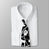 GRAY BLACK EN WITTE ONTWERP MANNEN STROPDAS (Gebonden)