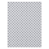 Gray/Black Floral Pattern Tablecloth Tafelkleed (Voorkant)