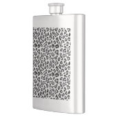 Gray Black Leopard Animal Print Patroon Flacon (Links)