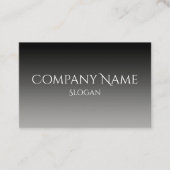 Gray Black Ombre Visitekaartje (Voorkant)